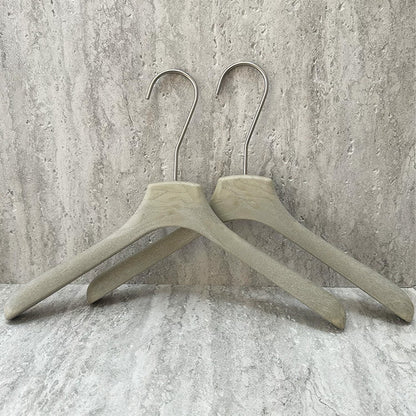 Wholesale Custom Gray ABS Resin Hangers with Clips for Women’s Boutiques