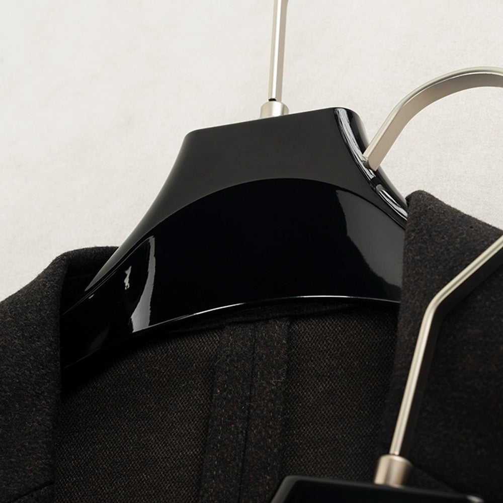 Wholesale Black Acrylic Clothes & Pants Hangers with Custom Logo