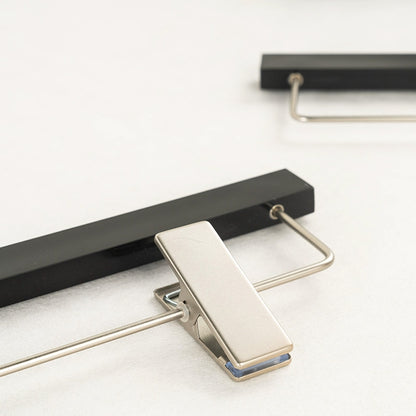 Wholesale Black Acrylic Clothes & Pants Hangers with Custom Logo