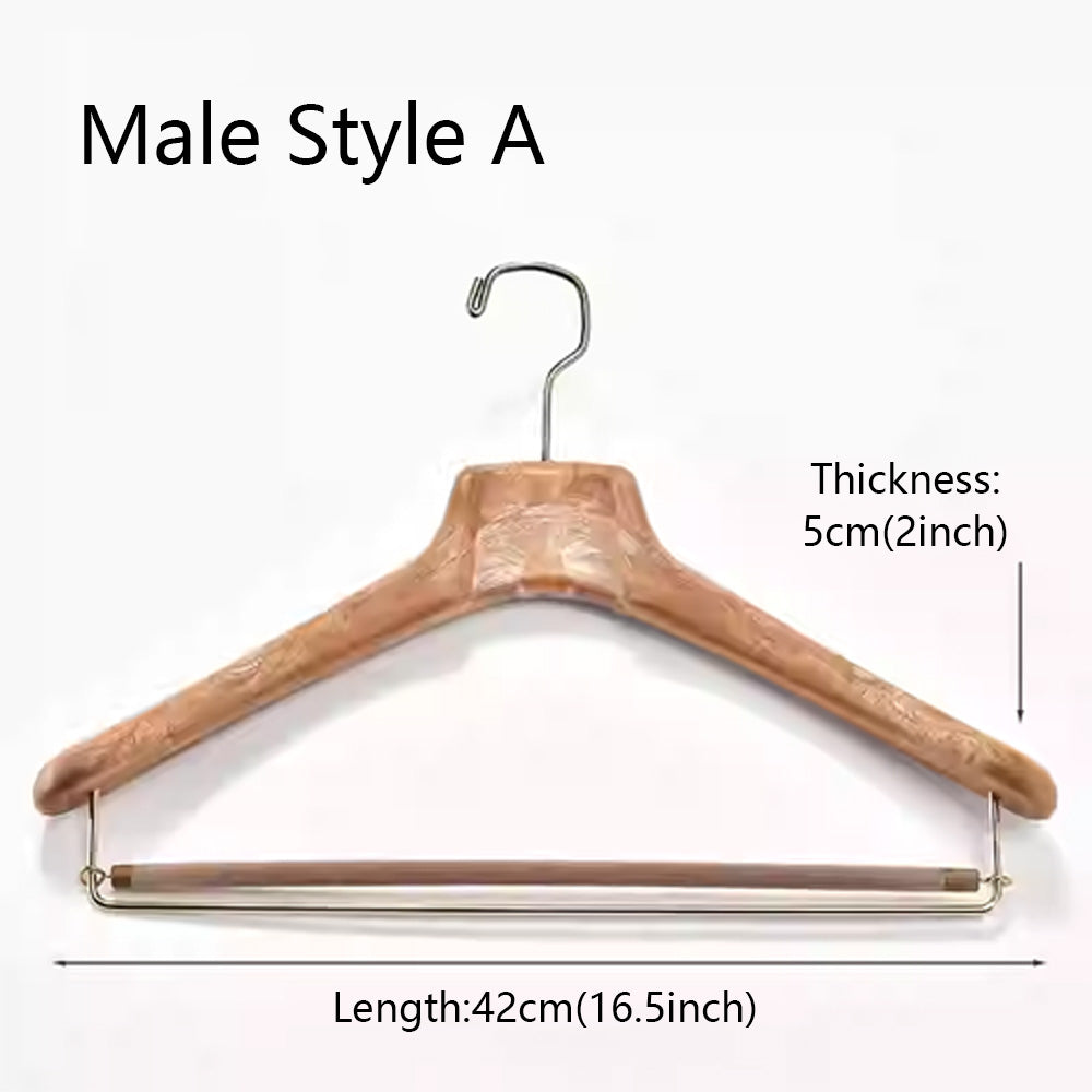 Heavy-Duty Resin Clothes Hangers | Suit & Pants Hangers for Men & Women