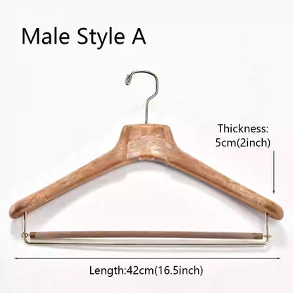 Heavy-Duty Resin Clothes Hangers | Suit & Pants Hangers for Men & Women