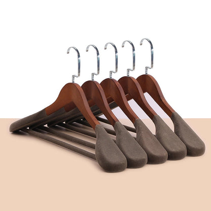 Premium Wooden Suit Hangers - Wide Shoulder Coat & Jacket Bar thegarmenthanger