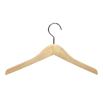 Camphor Wood Suit Hanger with Adjustable Pants Clips – Heavy Duty Coat Hanger