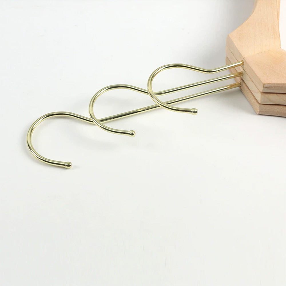 Wholesale 360° Swivel Metal Clothes Hanger Hooks | Screw-In Replacement Parts /10pcs