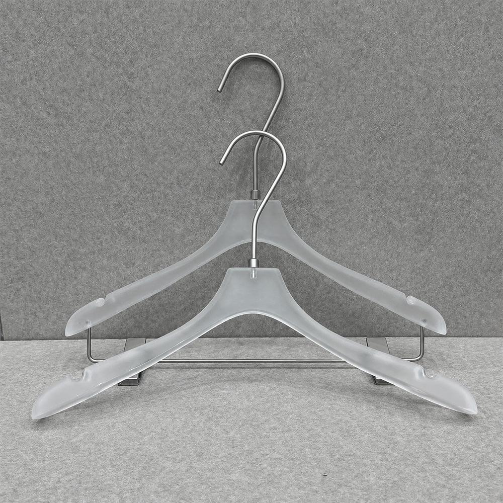 Wholesale Frosted Clear Acrylic Hangers with Custom Logo