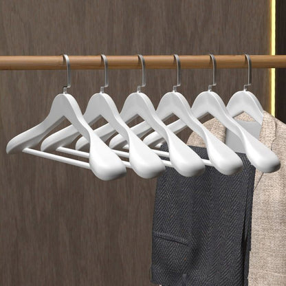 Luxury Wooden Coat Hangers - Premium Hotel Grade Clothing Hangers for Retail Stores & Hotels