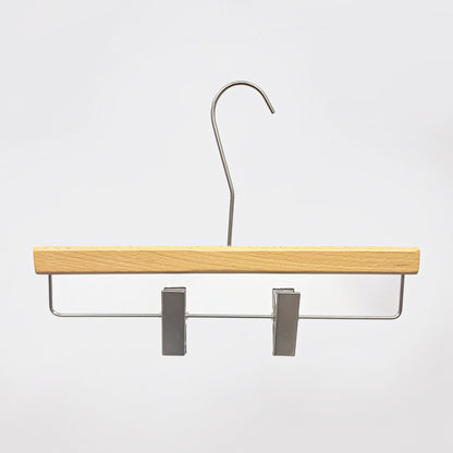 Premium Solid Beech Wood Hangers – Lacquered Coat, Pants & Suit Hangers for Closet Organization