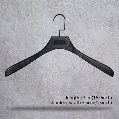 Premium Wooden Pants Hangers - Hotel & Boutique Quality Clips thegarmenthanger