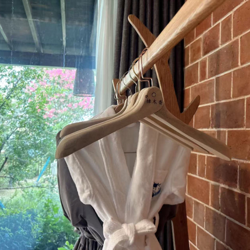 Natural Camphor Wood Hangers– Foldable, Anti-Insect, Wide Shoulder, Eco-Friendly Wardrobe