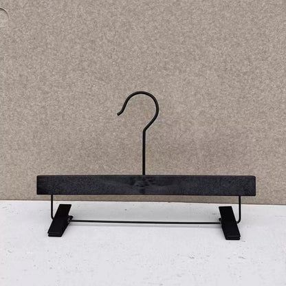 Custom Logo Black ABS Resin Suit and Pants Hanger for Boutiques