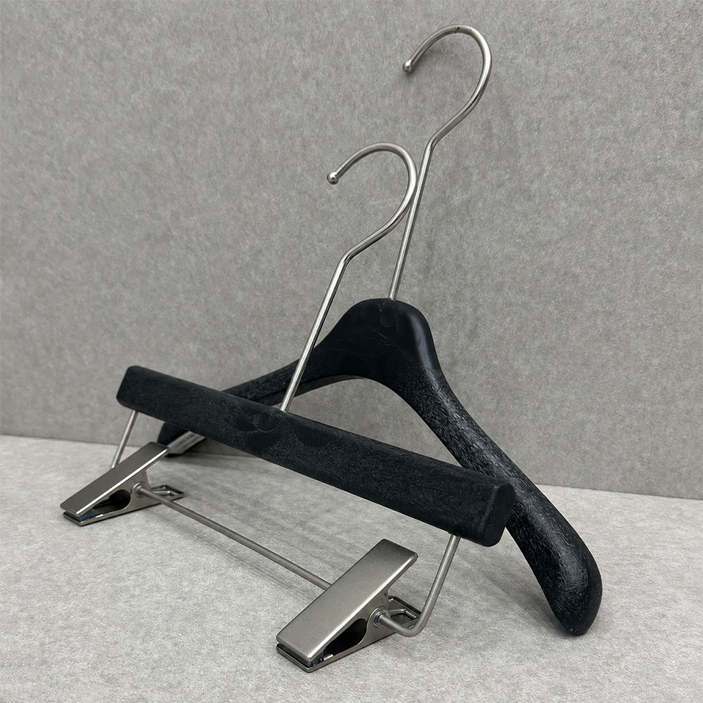 Custom Kids Resin Clothes Hangers with Clips & Swivel Hooks | Wholesale