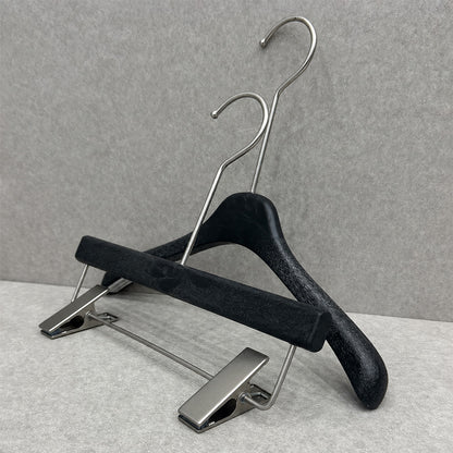 Custom Kids Resin Clothes Hangers with Clips & Swivel Hooks | Wholesale