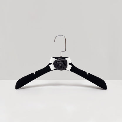 Camellia Velvet Non-Slip Hangers & Adjustable Pant Hangers for Boutique Clothing Display