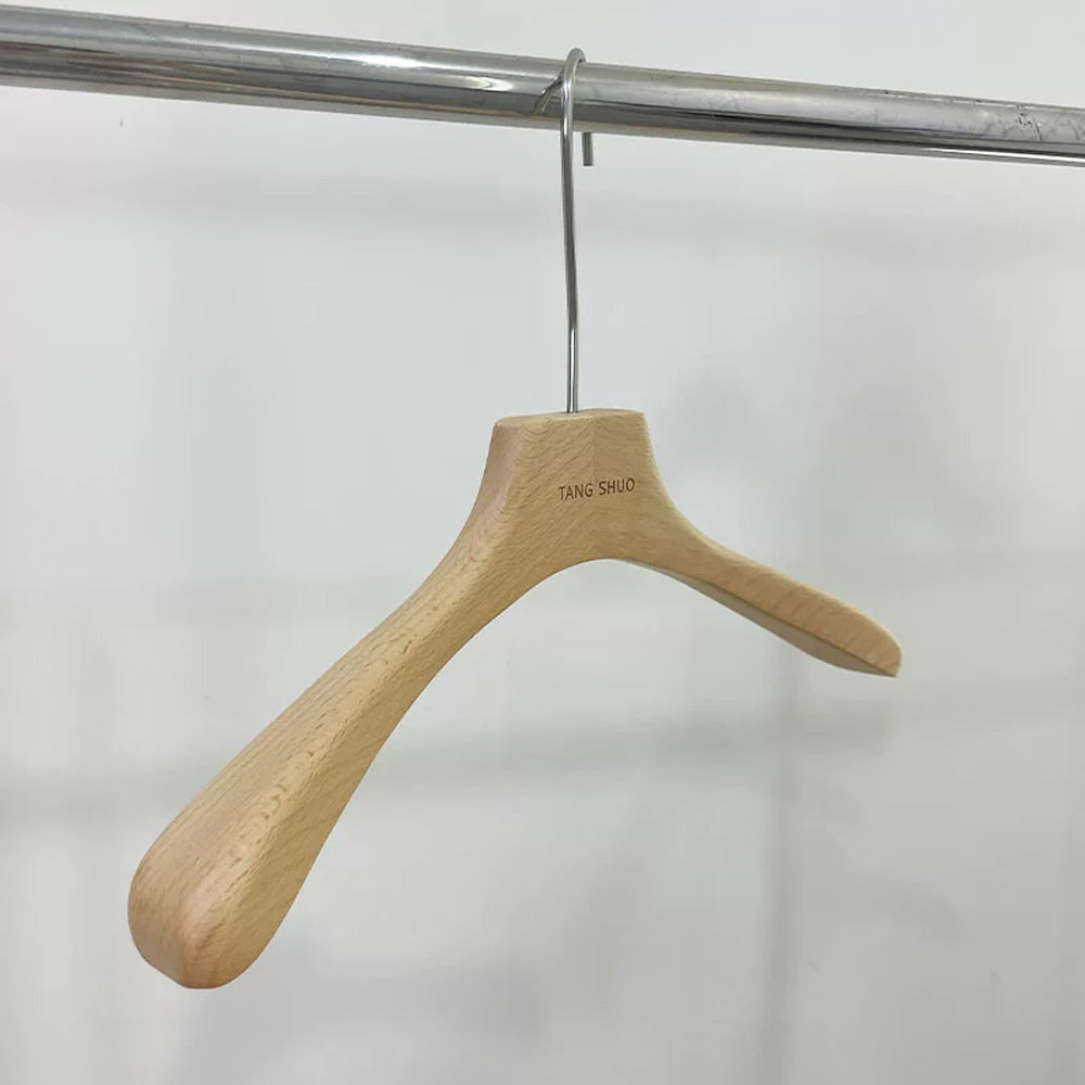 Beech Wood Women's Suit Hanger | 360° Swivel Hook | Boutique Clothing Hanger