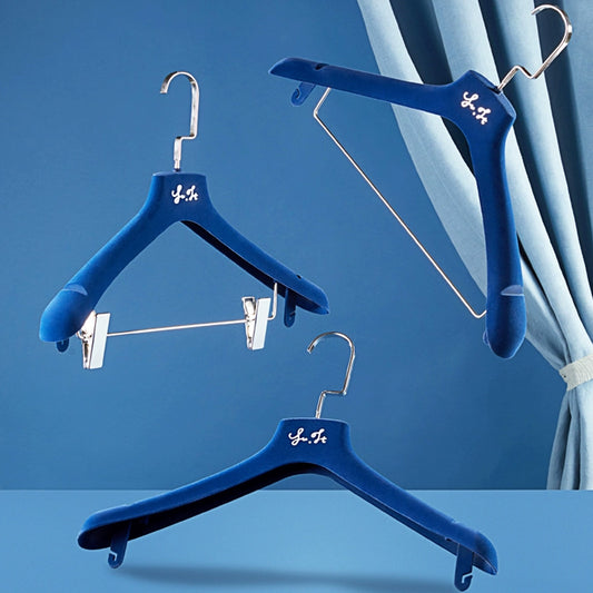 Luxury Velvet Suit Hanger Non-Slip Wedding Gown Display - TheGarmentHanger