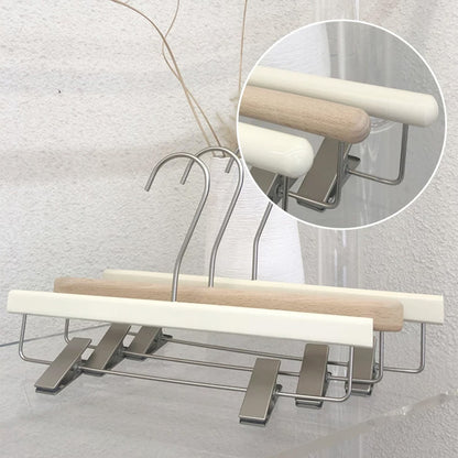 Women’s Beech Wood Hangers with Clips | Custom Boutique Hangers