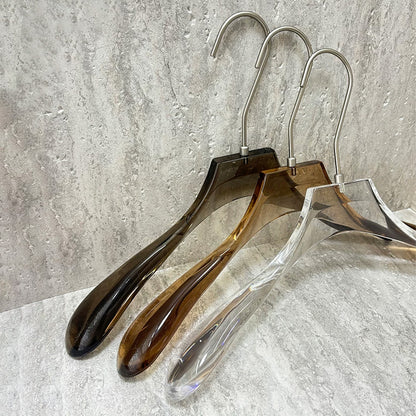 Luxury Men's Acrylic Suit & Pants Hangers for Boutiques | Custom Logo