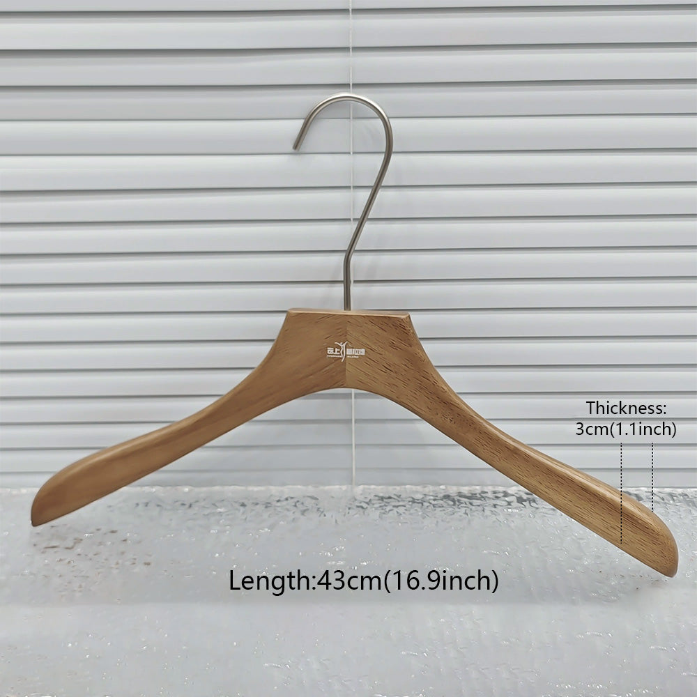 Premium Oak Hangers Set - Suits Pants Shirts | thegarmenthanger Boutique Hotel Collection