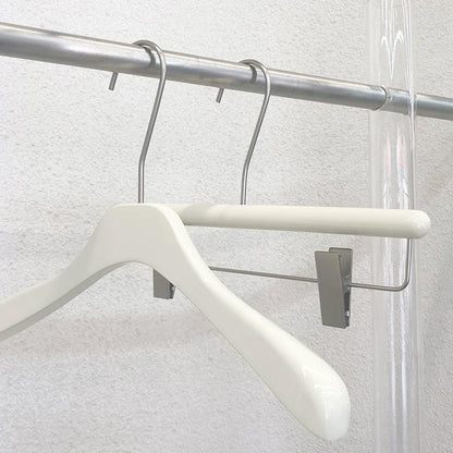 Women’s Beech Wood Hangers with Clips | Custom Boutique Hangers