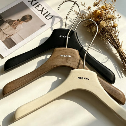 Custom Kids Clothes Hangers with Clips, Resin Wood Grain Children’s Hangers