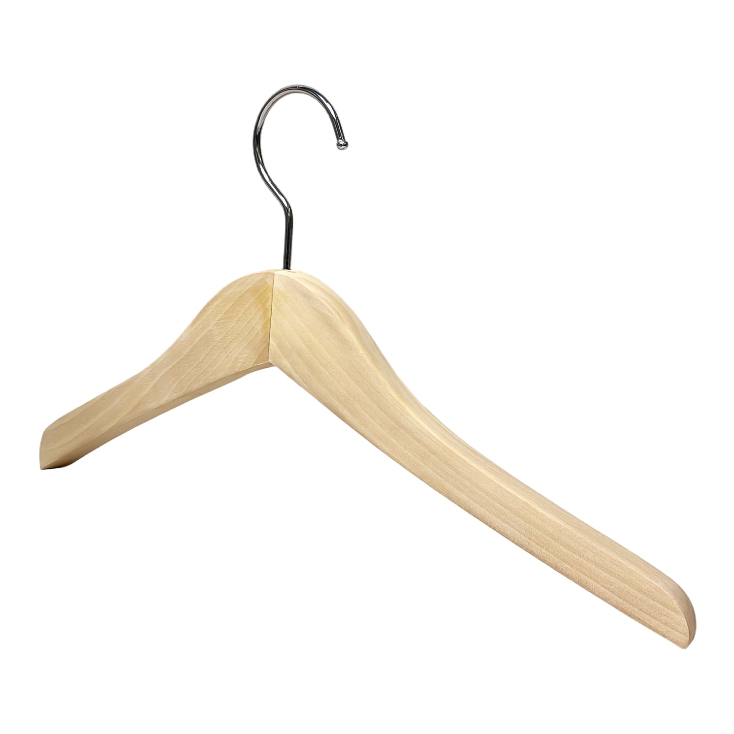 Camphor Wood Suit Hanger with Adjustable Pants Clips – Heavy Duty Coat Hanger