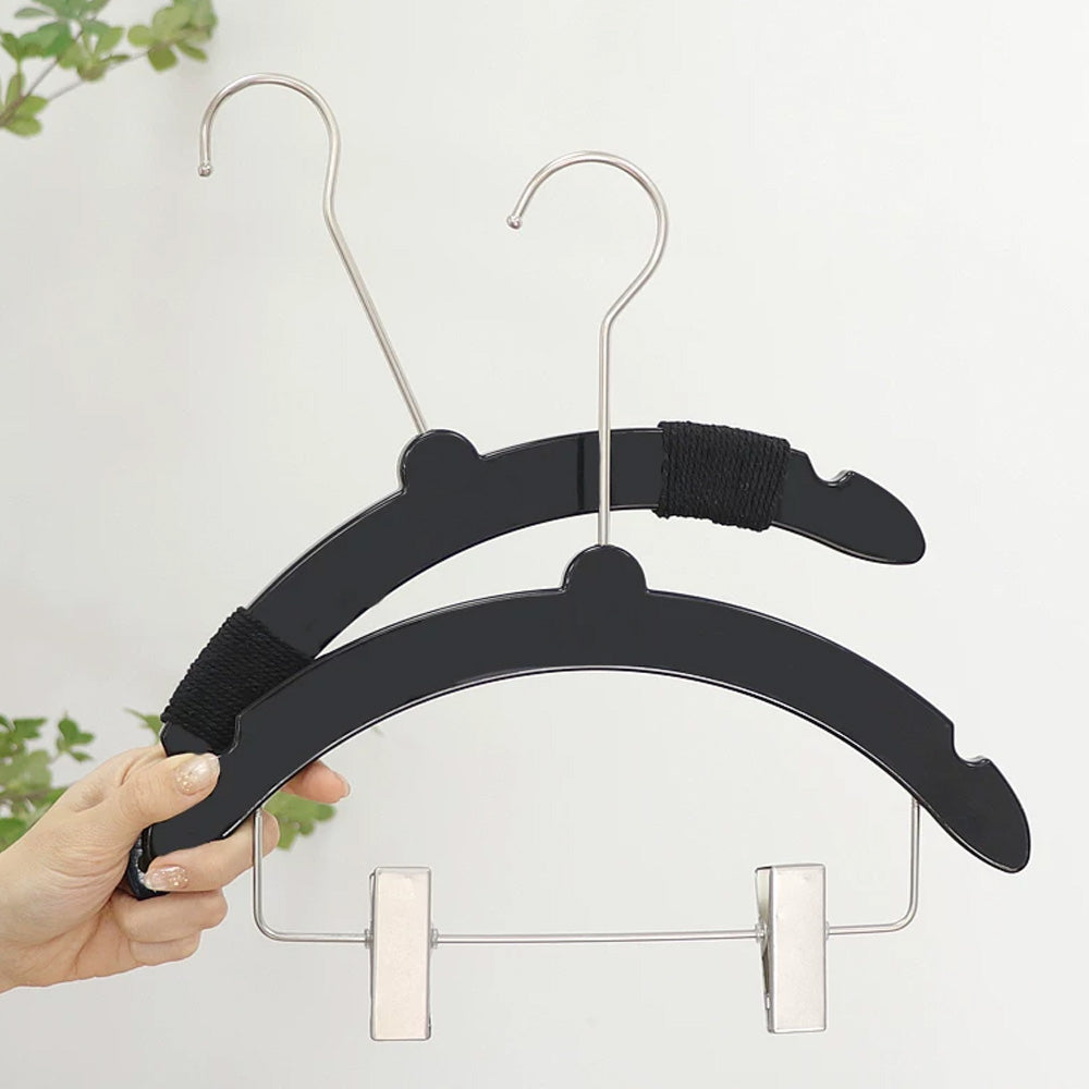 Premium Clear Acrylic Kids Clothes Hangers | Custom Logo
