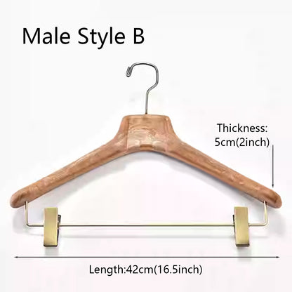 Heavy-Duty Resin Clothes Hangers | Suit & Pants Hangers for Men & Women