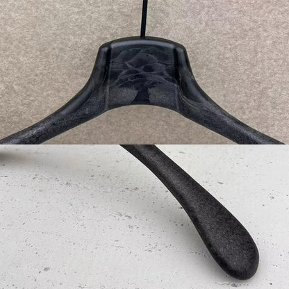 Custom Logo Black ABS Resin Suit and Pants Hanger for Boutiques