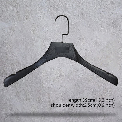 Premium Wooden Pants Hangers - Hotel & Boutique Quality Clips thegarmenthanger