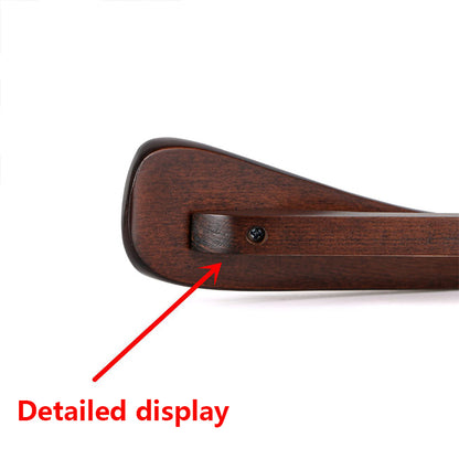 Luxury Beech Wood Suit Hangers - Hotel Non-Slip Vintage Style | thegarmenthanger