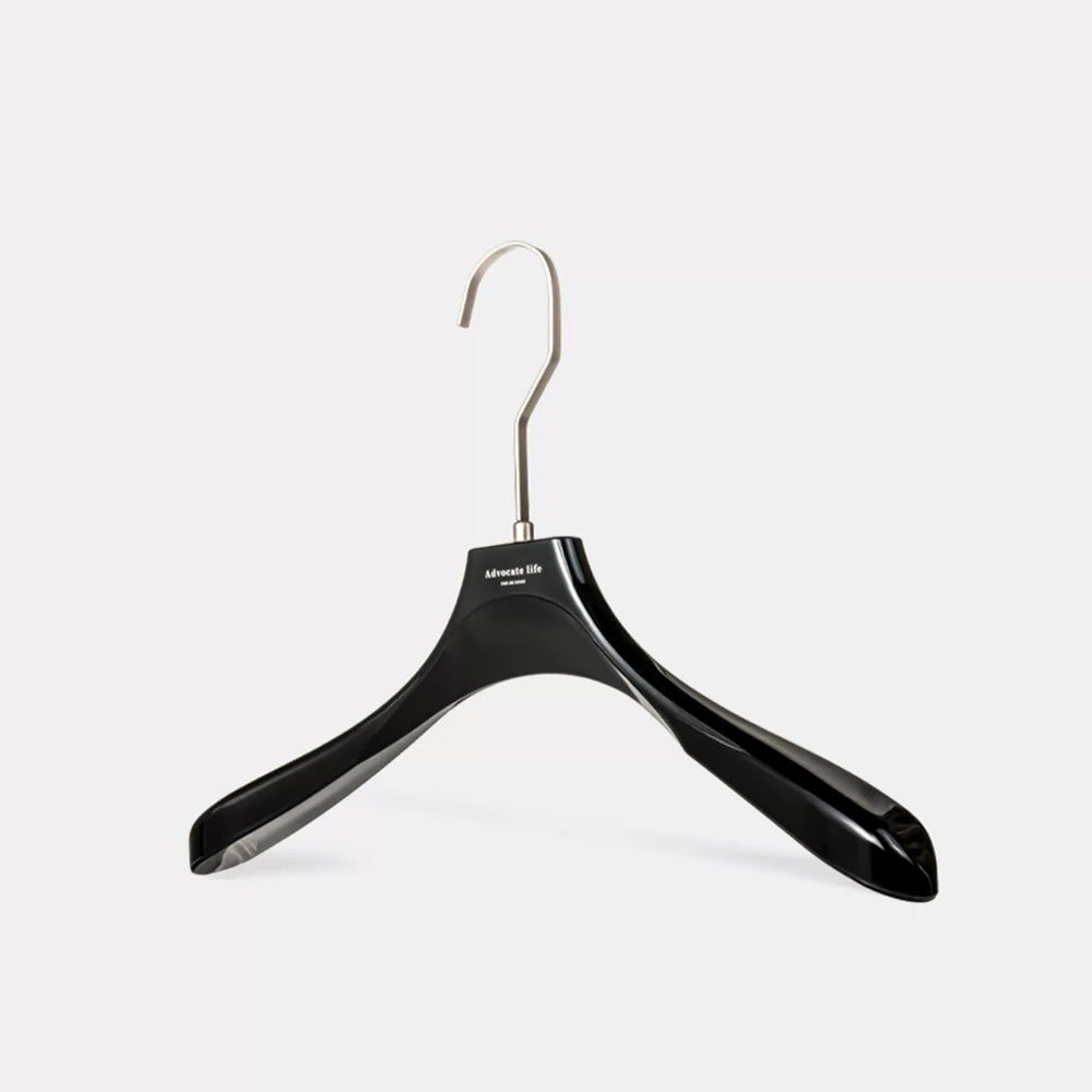 Wholesale Black Acrylic Clothes & Pants Hangers with Custom Logo