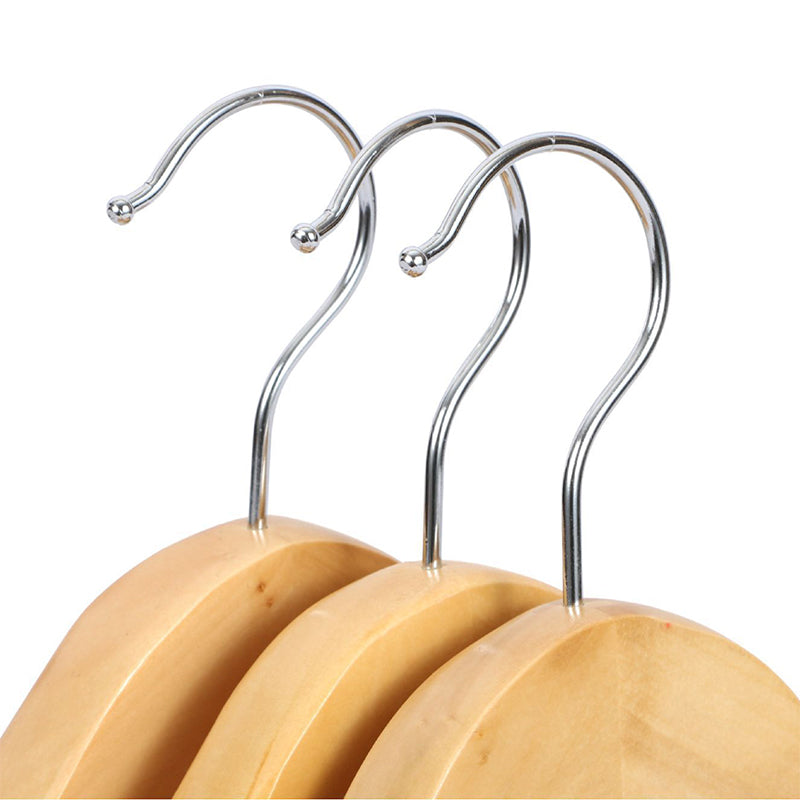 Wooden Hanger Wide Shoulder Natural Wood Finish Suit Coat Display thegarmenthanger
