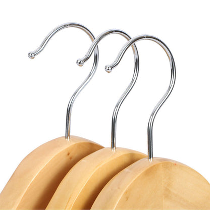 Wooden Hanger Wide Shoulder Natural Wood Finish Suit Coat Display thegarmenthanger
