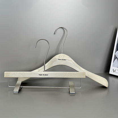 Wholesale Resin Clothes Hangers with Custom Logo and Adjustable Clips
