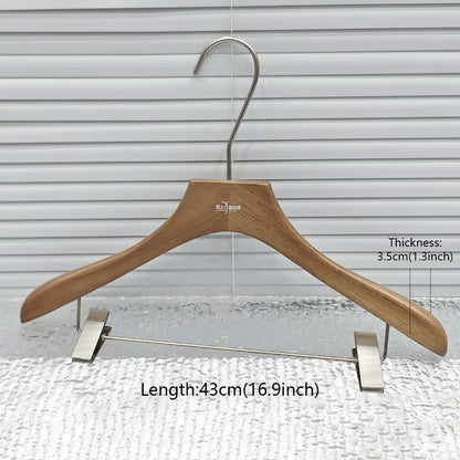 Premium Oak Hangers Set - Suits Pants Shirts | thegarmenthanger Boutique Hotel Collection