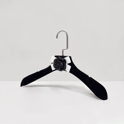 Camellia Velvet Non-Slip Hangers & Adjustable Pant Hangers for Boutique Clothing Display
