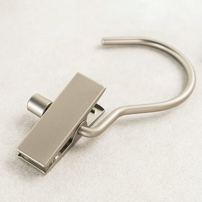 Metal Hanging Clips with Swivel Hooks, 20-Pack – Non-Slip Padded Grip