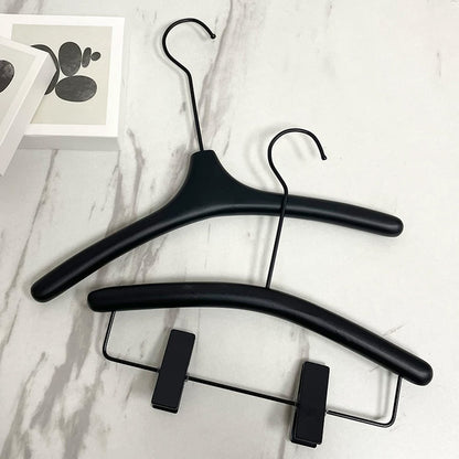 Custom Black Wooden Kids Hangers | Non-Slip Wholesale Hangers