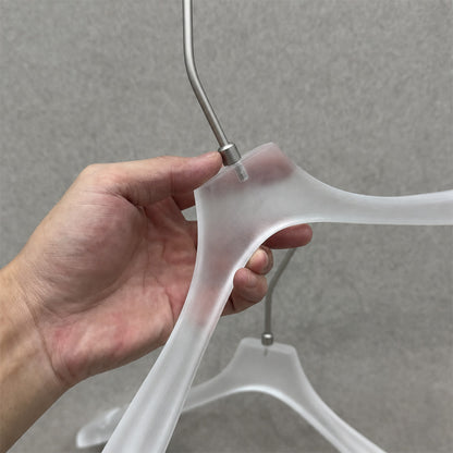 Wholesale Frosted Clear Acrylic Hangers with Custom Logo