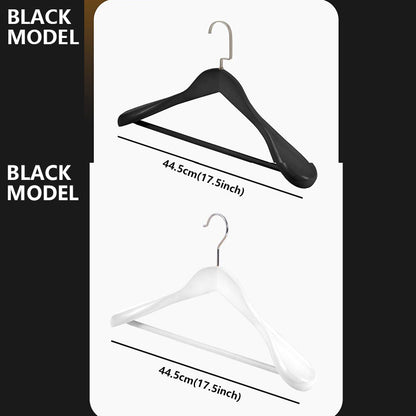Luxury Wooden Coat Hangers - Premium Hotel Grade Clothing Hangers for Retail Stores & Hotels