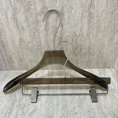 Luxury Men's Acrylic Suit & Pants Hangers for Boutiques | Custom Logo