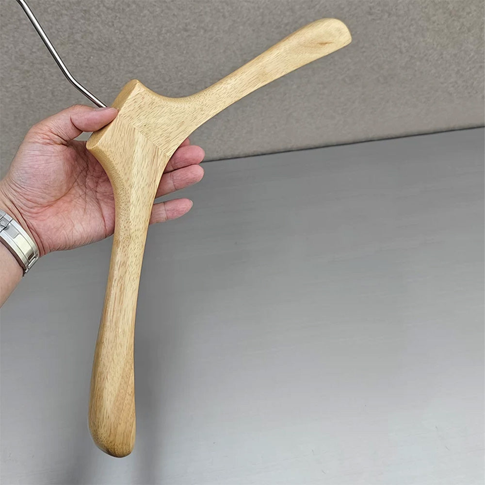 Wholesale Rubberwood Suit & Pants Hangers with Custom Logo