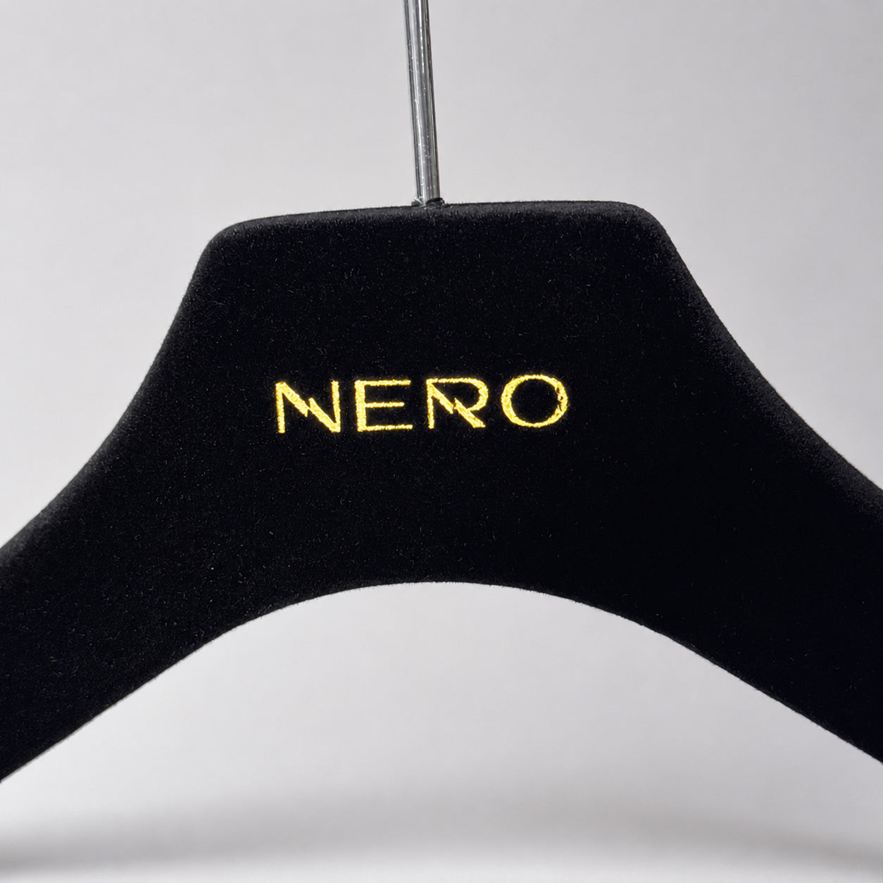 ABS Plastic Velvet Hangers – Non-Slip Flocked Coat Hanger Closet Organizer