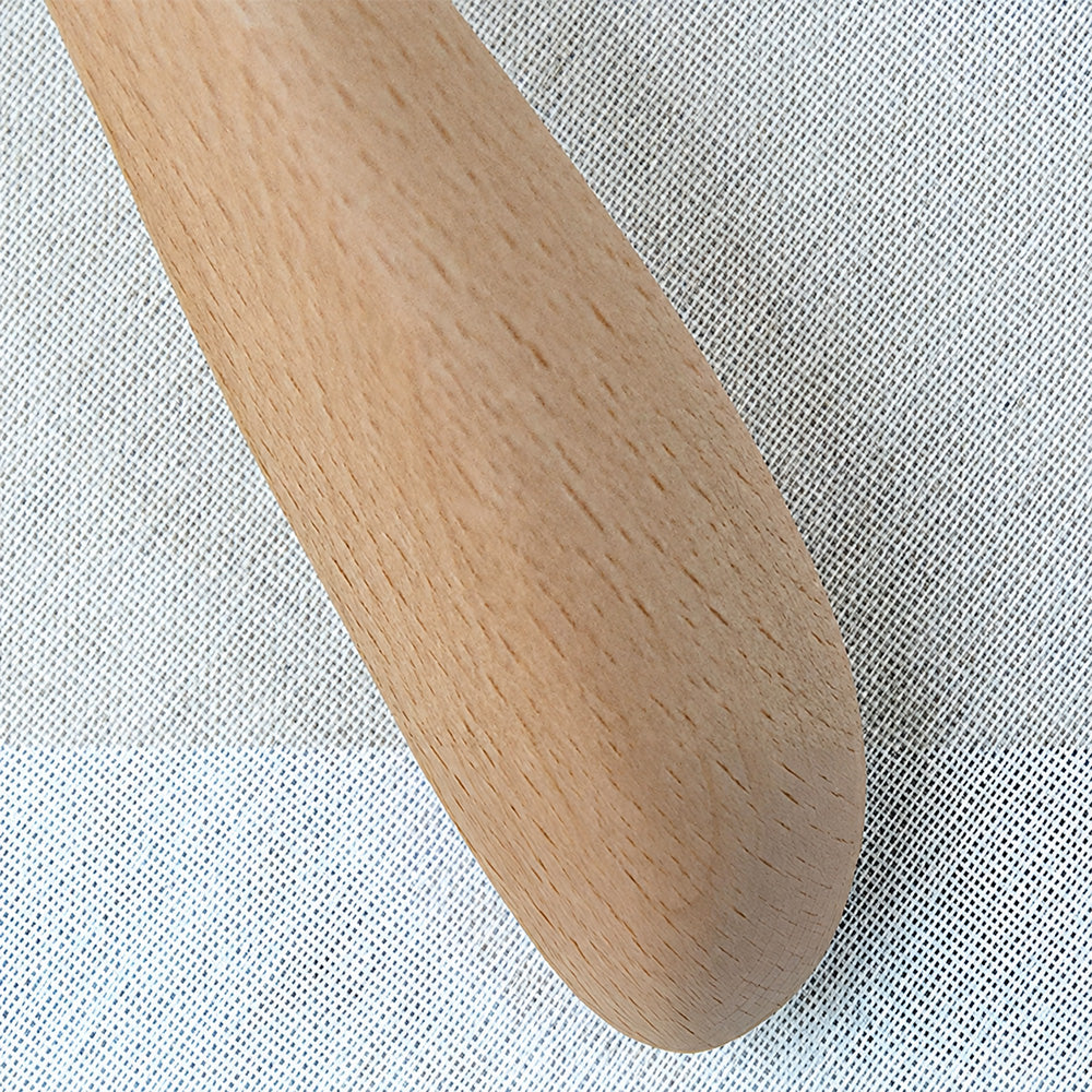 Natural Beech Wood Hangers with Clips for Boutique Clothing Display