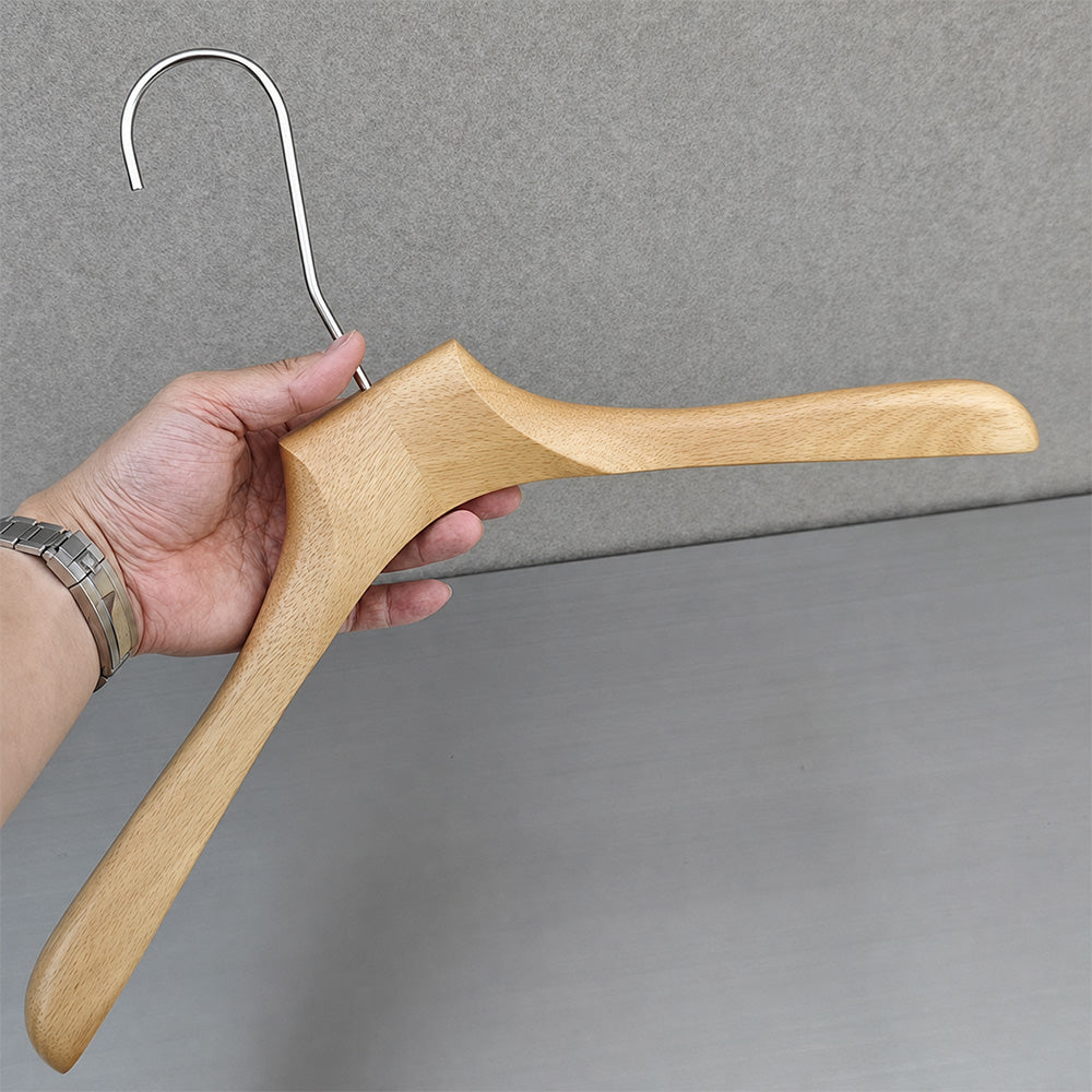 Wholesale Rubberwood Suit & Pants Hangers with Custom Logo