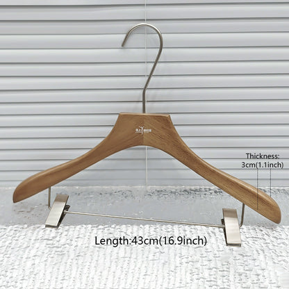 Premium Oak Hangers Set - Suits Pants Shirts | thegarmenthanger Boutique Hotel Collection