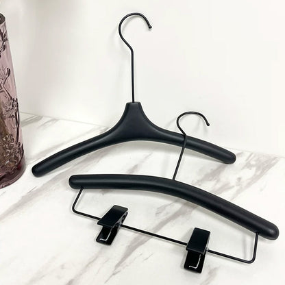 Custom Black Wooden Kids Hangers | Non-Slip Wholesale Hangers