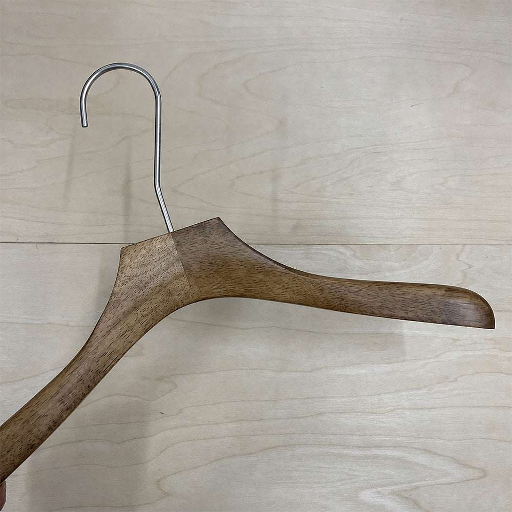 Wholesale Vintage Rubberwood Clothes & Pants Hangers | Custom Logo