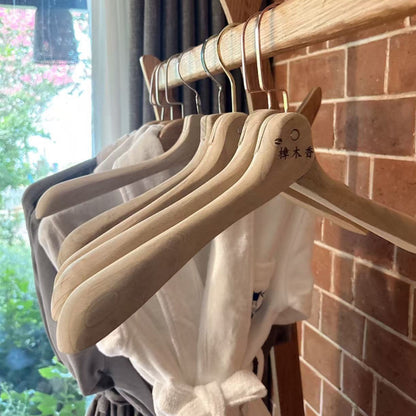 Natural Camphor Wood Hangers– Foldable, Anti-Insect, Wide Shoulder, Eco-Friendly Wardrobe