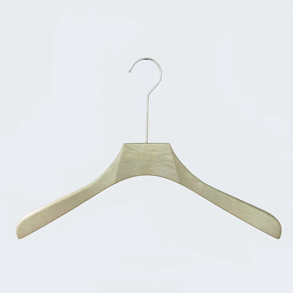 Custom Non-Slip Flocked Resin Hangers with Clips for Boutique Display